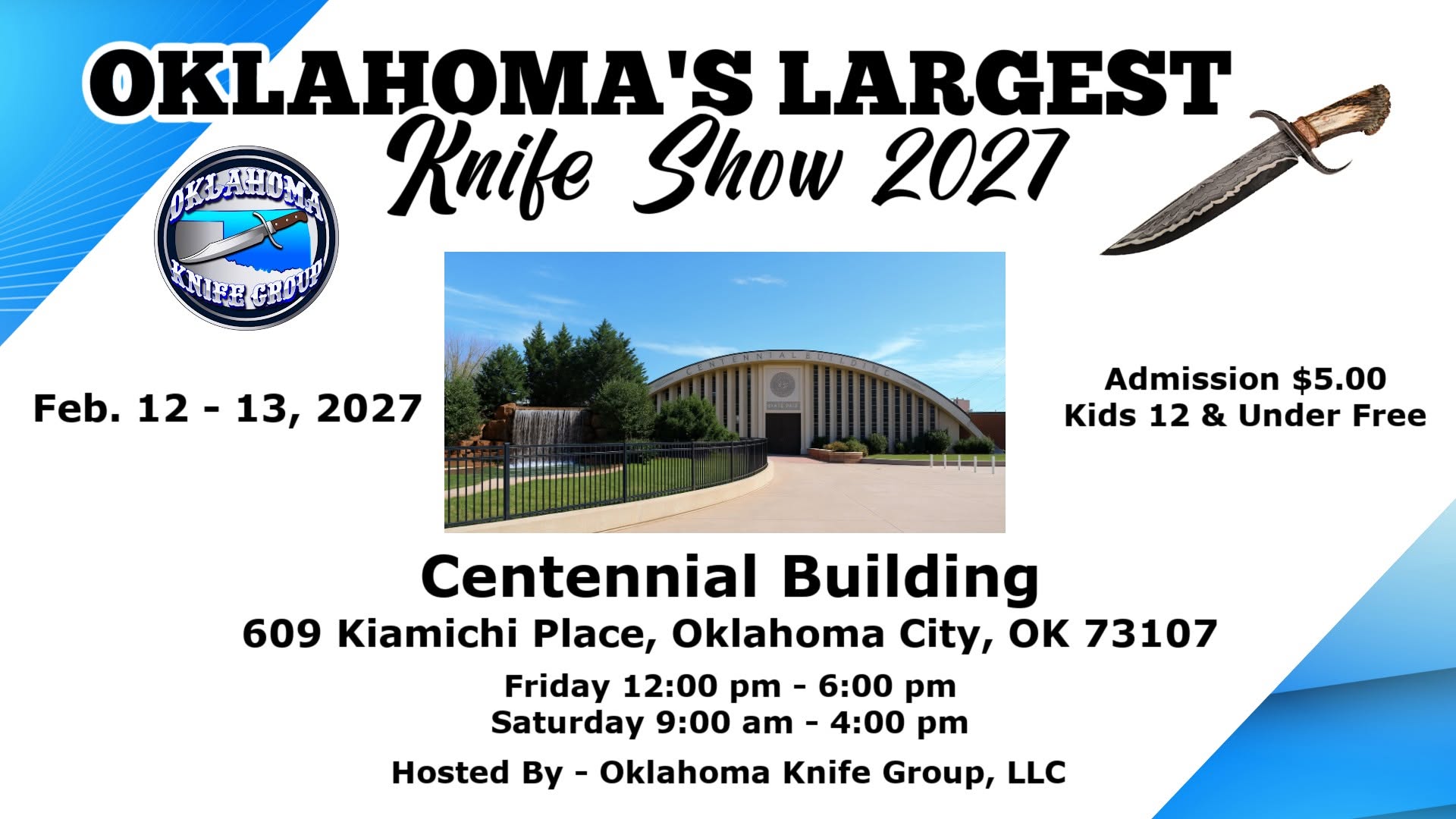 Oklahoma's Largest Knife Show